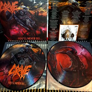 GRAVE You'll Never See… Picture LP
