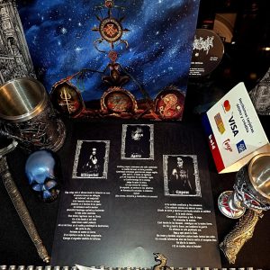 Tzelmoth Apoteosis maldita del adverso siniestro (COL) LP NEGRO INSERT $ 100.000
